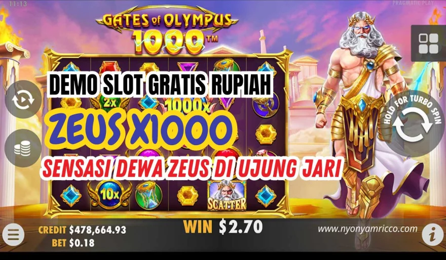 Cari Demo Slot Zeus X1000 Rupiah? Mainkan Gratis di Sini!